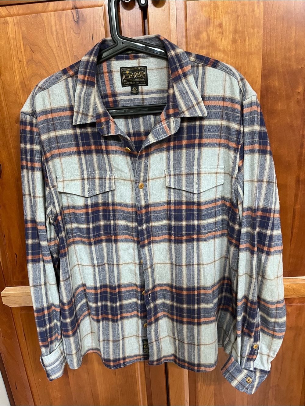 Lucky Brand Men's Plaid Flannel Shirt